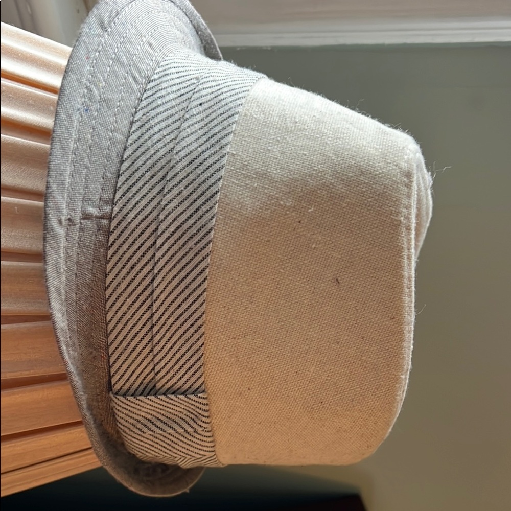 Stylish Beige and Gray Summer Hat